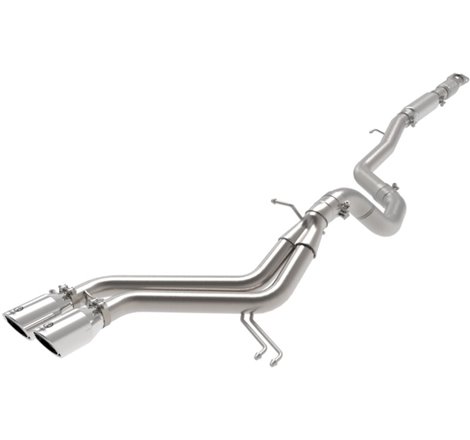 aFe Takeda 2-1/2in to 3in SS-304 Cat-Back Exhaust w/ Polished Tips 13-17 Hyundai Veloster L4-1.6L