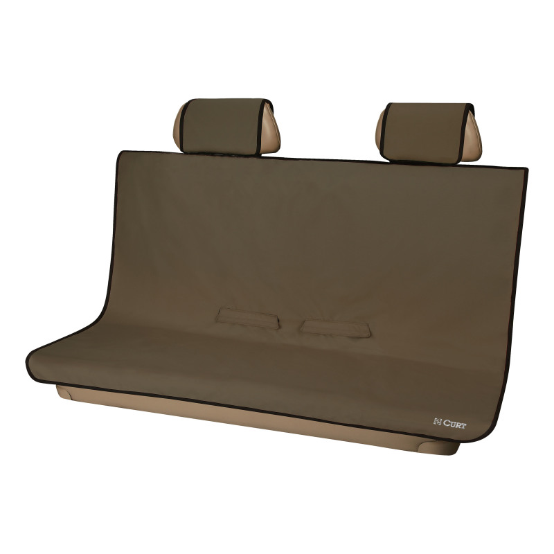 Curt Seat Defender 58in x 55in Removable Waterproof Brown Bench Seat Cover