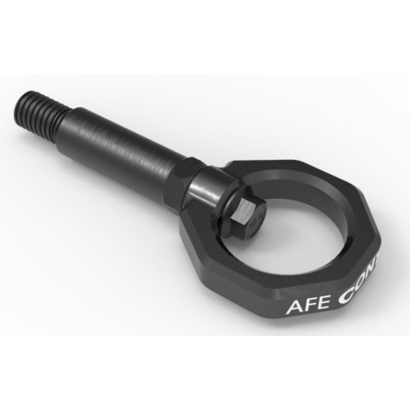 aFe Control Front Tow Hook Gray 20-21 Toyota GR Supra (A90)