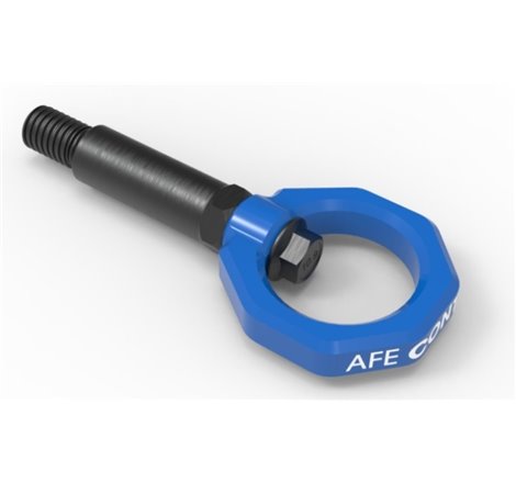 aFe Control Front Tow Hook Blue 20-21 Toyota GR Supra (A90)