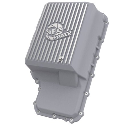 aFe 20-21 Ford Truck w/ 10R140 Transmission Pan Raw POWER Street Series w/ Machined Fins