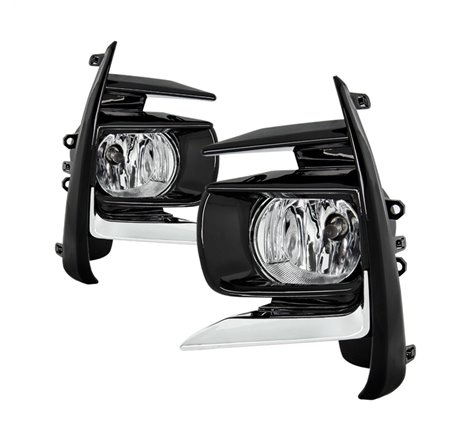 Spyder Toyota Sienna 2018-2019 OEM Fog Lights w/OEM Fit Switch - H8(Included) -  Clear