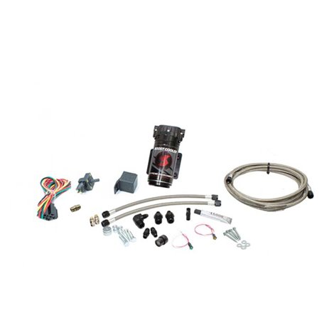 Snow Performance Stg 1 Boost Cooler F/I Water Inj. Kit (Incl. SS Braided Line/4AN Fittings) w/o Tank