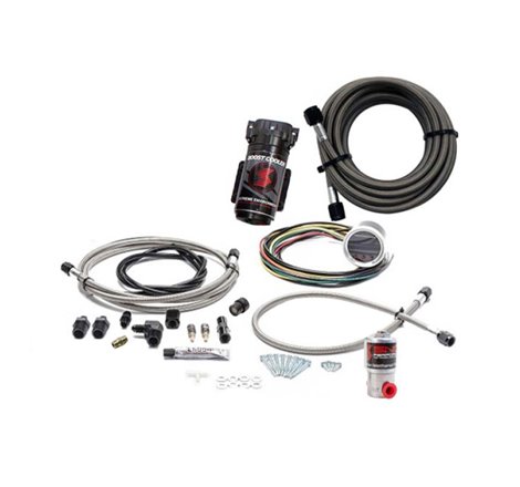 Snow Performance 2.5 Boost Cooler Water Methanol Injection Kit (SS Brded Line/4AN Fittings) w/o Tank