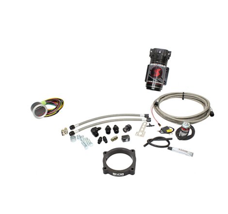 Snow Performance Stg 2 Bst Cooler Challenger Hellcat Water Inj Kit (SS Brded Line/4AN Fit) w/o Tank