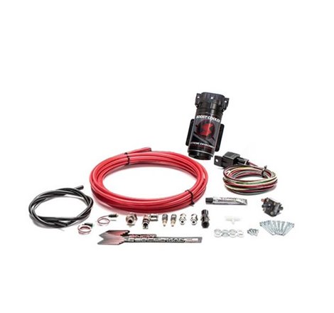 Snow Performance Stg 1 Bst Cooler TD Water Inj Kit (Incl Red Hi-Temp Tubing/Quick Fittings) w/o Tank