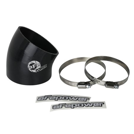 aFe MagnumFORCE Air Intake System Spare Parts Kit 3-1/2in ID x 30 Deg. Silicone Elbow Coupler -Black