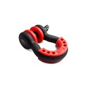 Body Armor 4x4 3/4in Black D-Ring with Red Isolators Single