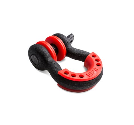 Body Armor 4x4 3/4in Black D-Ring with Red Isolators Single