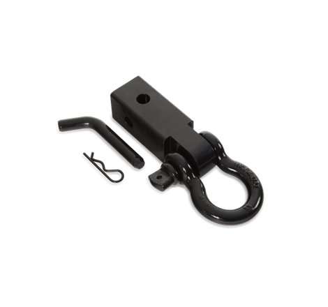 Body Armor 4x4 2in Shackle Reciever with 3/4in D-Ring Gloss Back Includes Pin and Clip