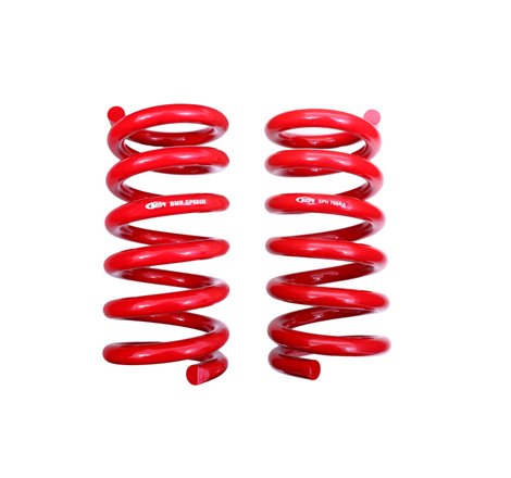 BMR 18-20 S550 Mustang GT MagneRide/15-20 GT350 Lowering Spring Set of Rear only - Red