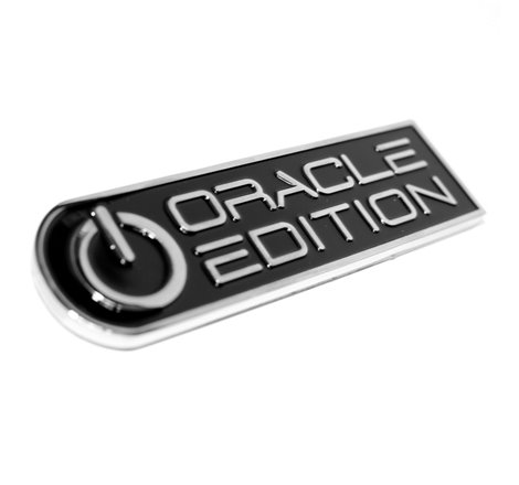 Oracle Edition Badge - Right/Passenger - Black/White