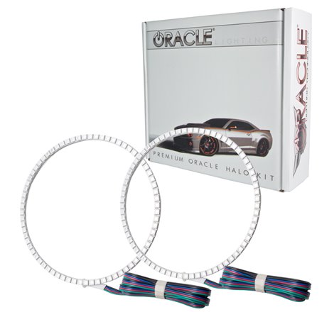 Oracle Ford Mustang 10-12 LED Fog Halo Kit - V6 Grille Fogs - ColorSHIFT