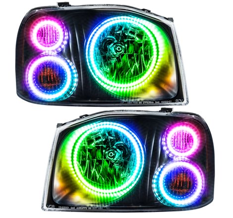 Oracle 01-04 Nissan Frontier SMD HL - Triple Halo - ColorSHIFT w/o Controller