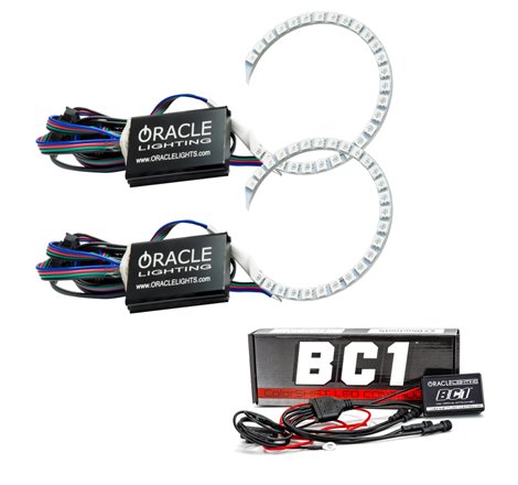 Oracle 18-21 Ford Mustang LED Headlight Halo Kit - ColorSHIFT w/ BC1 Controller
