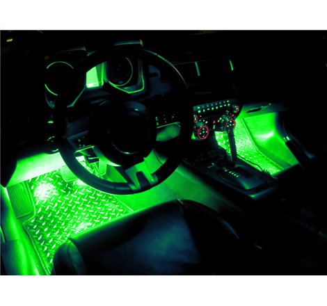 Oracle Pair 15in LED Strips Retail Pack - Green