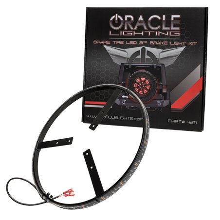 Oracle LED Illuminated Wheel Ring 3rd Brake Light - Red