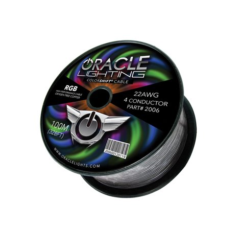 Oracle 22AWG 4 Conductor RGB Installation Wire 100M (328ft) Spool - RGB