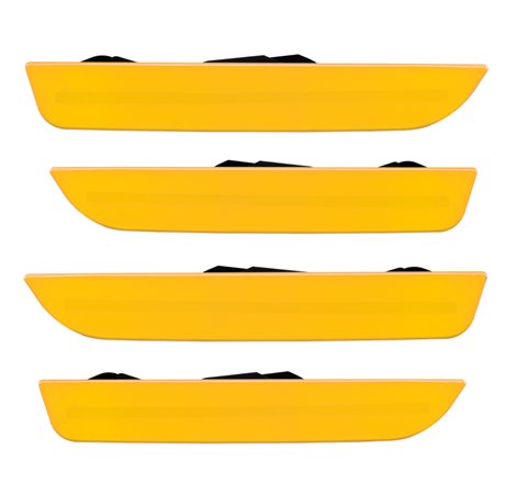 Oracle 10-14 Ford Mustang Concept Sidemarker Set - Ghosted - School Bus Yellow (B1BYM628)