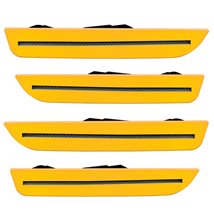 Oracle 10-14 Ford Mustang Concept Sidemarker Set - Tinted - School Bus Yellow (B1BYM628)