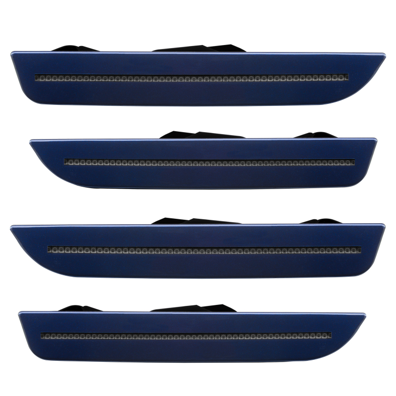 Oracle 10-14 Ford Mustang Concept Sidemarker Set - Tinted - Kona Blue Metallic (L6)