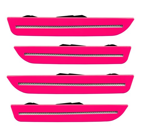 Oracle 10-14 Ford Mustang Concept Sidemarker Set - Clear - Performance Pink Metallic (P7)