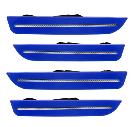 Oracle 10-14 Ford Mustang Concept Sidemarker Set - Clear - Sonic Blue Pearl (SN)