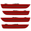 Oracle 10-14 Ford Mustang Concept Sidemarker Set - Tinted - Red Candy Tint Metallic (U6)