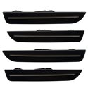 Oracle 10-14 Ford Mustang Concept Sidemarker Set - Tinted - Ebony/Black (UA)