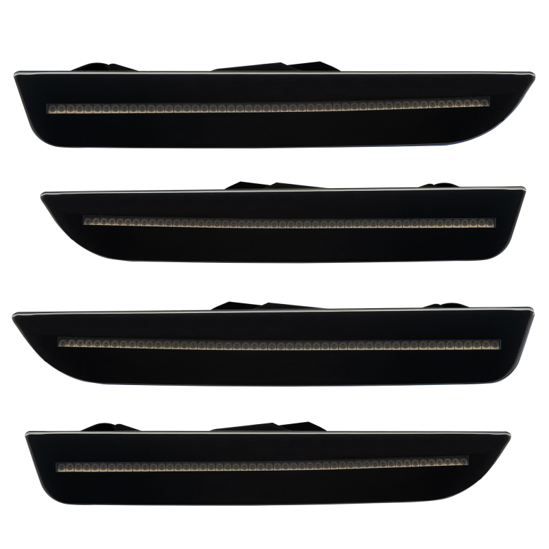 Oracle 10-14 Ford Mustang Concept Sidemarker Set - Tinted - Ebony/Black (UA)