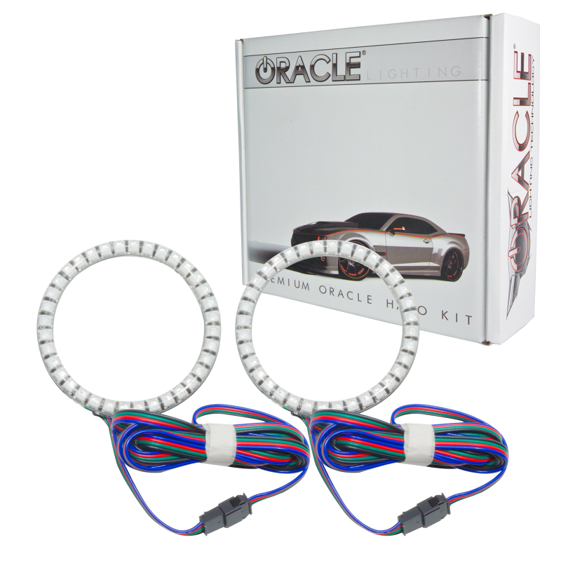 Oracle Ford Mustang V6 13-14 WP LED Projector Fog Halo Kit - ColorSHIFT