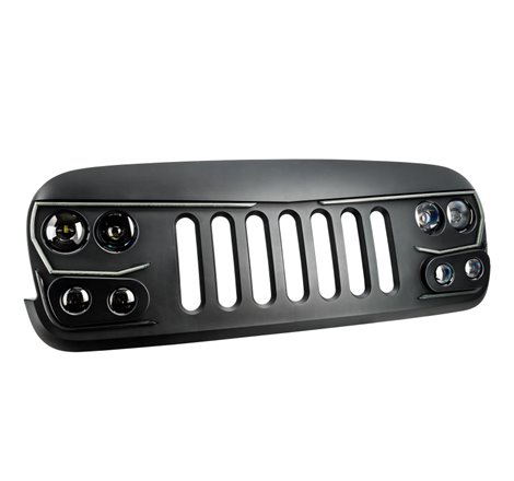 Oracle VECTOR Series Full LED Grille - Jeep Wrangler JK - NA