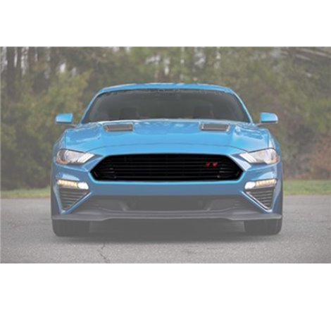 ROUSH 2018+ Ford Mustang Black Upper Grille Kit