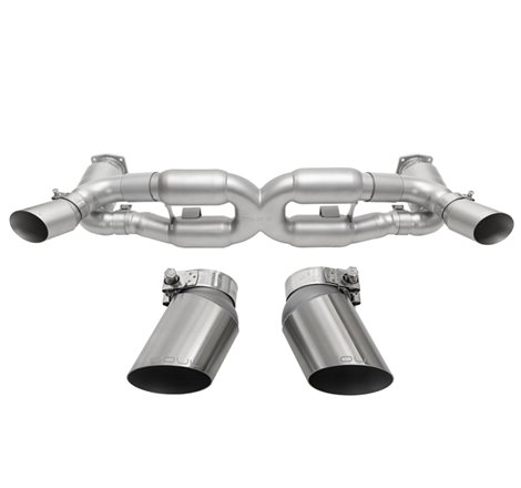 SOUL 10-12 Porsche 997.2 Turbo Sport X-Pipe Exhaust - GT2 Style Brushed Finish Tips