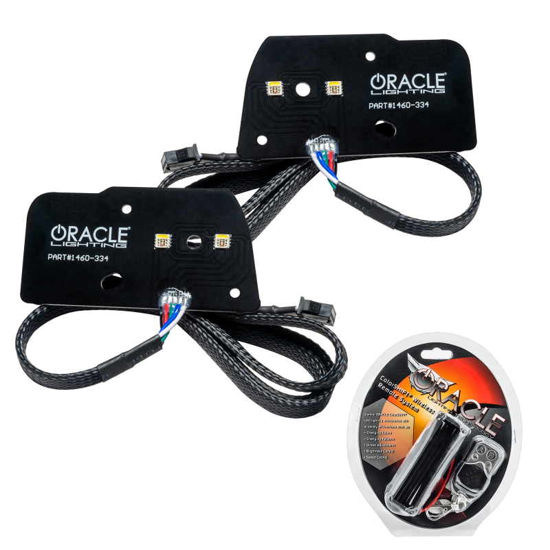 Oracle 21-22 Ford F-150 ColorSHIFT RGB+W Headlight DRL Upgrade Kit w/ RF Controller