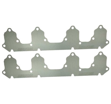 Moroso Ford FE Exhaust Block Off Storage Plate - Pair