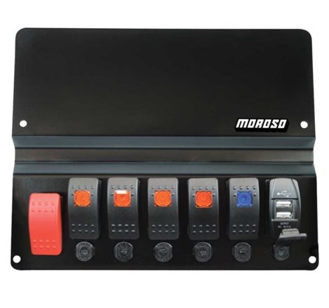 Moroso BMW E46 Dash Block Off Plate With Switches