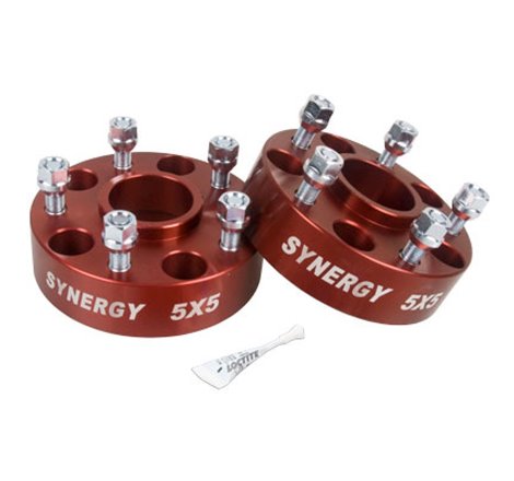 Synergy Jeep Hub Centric Wheel Spacers 5x4.5-1.75in Width 1/2-20 UNF Stud Size