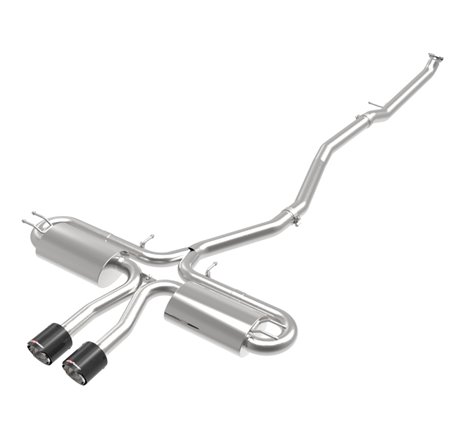 aFe Takeda 3in 304 SS Cat-Back Exhaust System w/ Carbon Tips 2017+ Honda Civic Si (4dr) I4 1.5L (t)