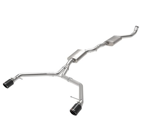 afe MACH Force-Xp 13-16 Audi Allroad L4 SS Cat-Back Exhaust w/ Carbon Tips