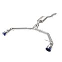 afe MACH Force-Xp 13-16 Audi Allroad L4 SS Axle-Back Exhaust w/ Blue Flame Tips