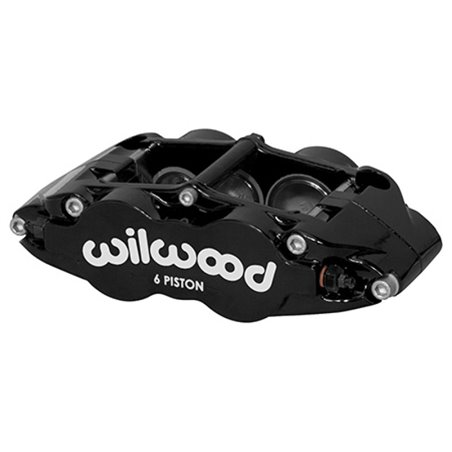 Wilwood Caliper Forged Narrow Superlite R/H FNSL6R-DS Dust Seal 1.62/1.12 1.10in Rotor Width - Black