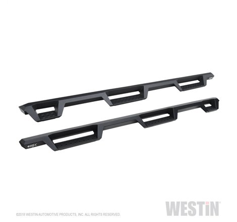 Westin 19-21 RAM 1500 QC 6.5ft bed (Excludes Classic) HDX Drop W2W Nerf Step Bars - Textured Black