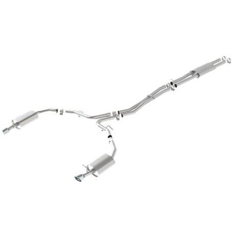 Ford Racing 10-17 Taurus Sho Cat-Back Touring Exhaust System - Chrome Tips