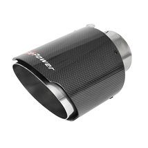 aFe MACH Force-Xp 304 SS Clamp-On Exhaust Tip 2.5in. Inlet / 4.5in. Outlet / 7in. L - Carbon Fiber