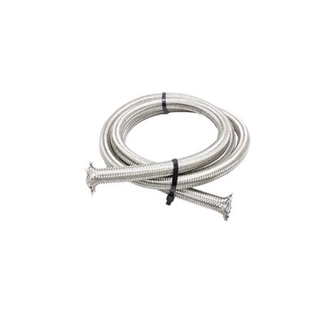 Nitrous Express 8AN Braided Stainless PTFE Hose - 5ft