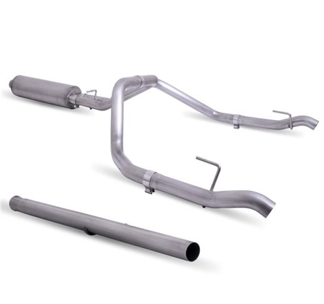 Gibson 19-21 Chevrolet 1500 Pickup 5.3L 2.5in Cat-Back Dual Split Exhaust - Stainless