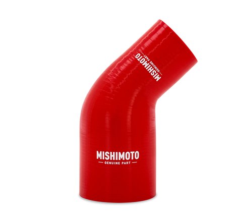 Mishimoto Silicone Reducer Coupler 45 Degree 1.75in to 2.5in - Red