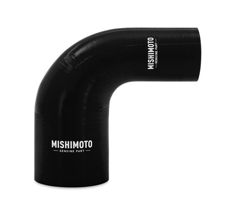 Mishimoto Silicone Reducer Coupler 90 Degree 1.75in to 2.5in - Black