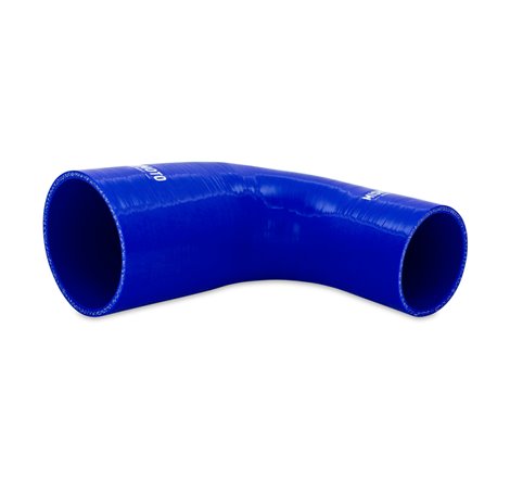 Mishimoto Silicone Reducer Coupler 90 Degree 2.5in to 3.25in - Blue